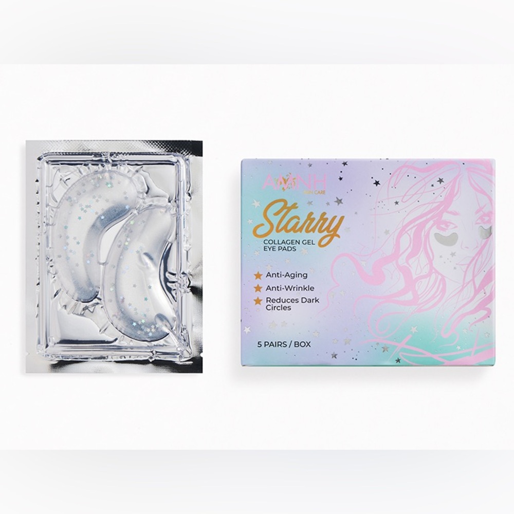 NEW! AMNH Skincare Starry Collagen Gel Eye Pads Set